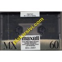 Maxell MX 60 ses kaseti Boş